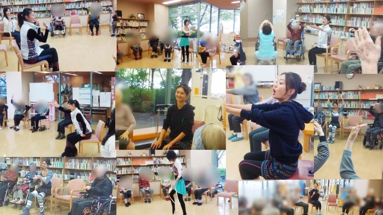 豊洲バレエ介護施設にてバレエボランティア